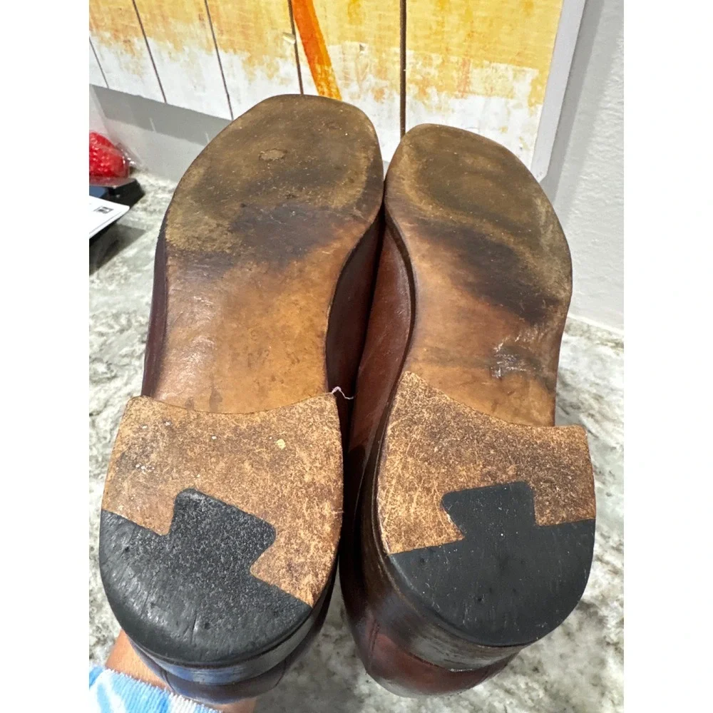 Bally brown leather